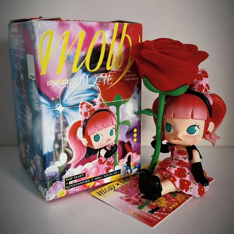 Molly Mika Ninagawa Flower Instant Dreaming Series Blind Box Red Rose Little Devil scatola misteriosa Action Figures Toys Girl Gift