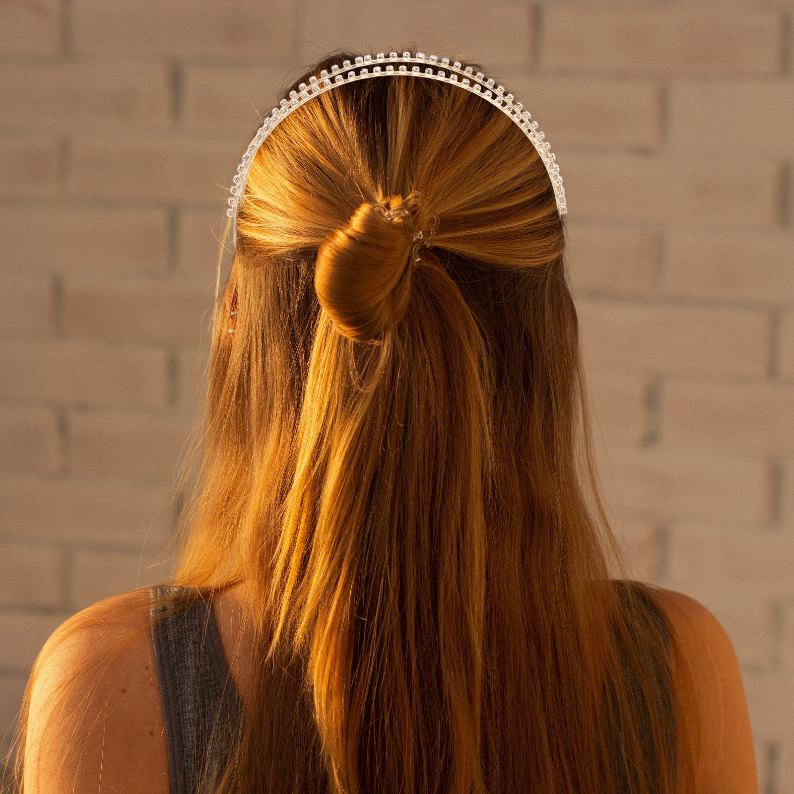 

2Pcs Rhinestone Headbands Double Layer Water Hair Accessories Wedding Prom Party Bridal Headpiece Elegant Fashion Jewelry Women