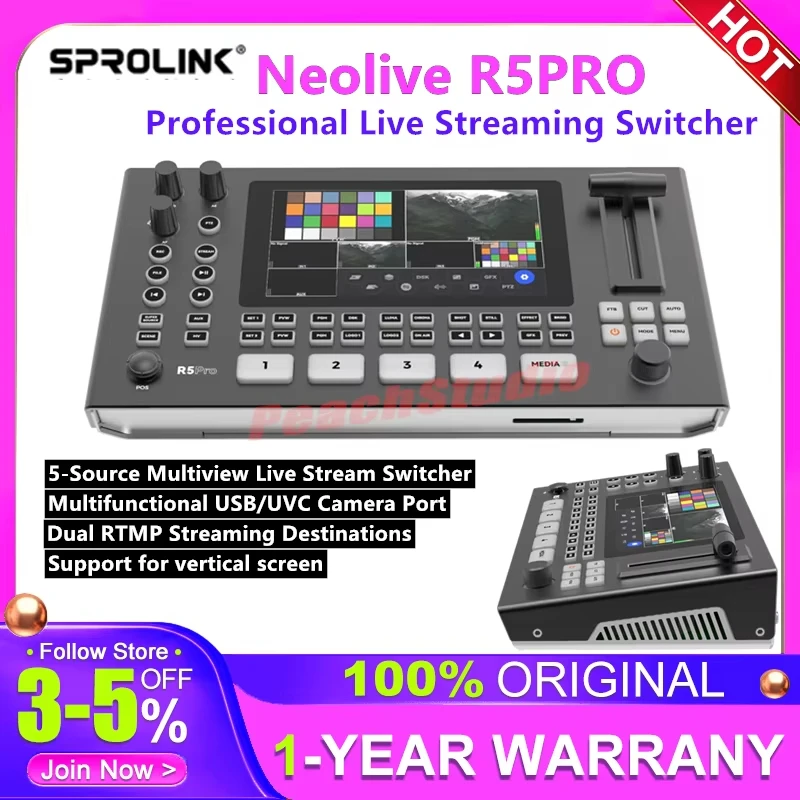 Sprolink R5 Pro: المُحَوِّل بث مباشر احترافي بحجم 5.5 بوصة – تقييم شامل وتجربة عملية من المستخدم الحقيقي