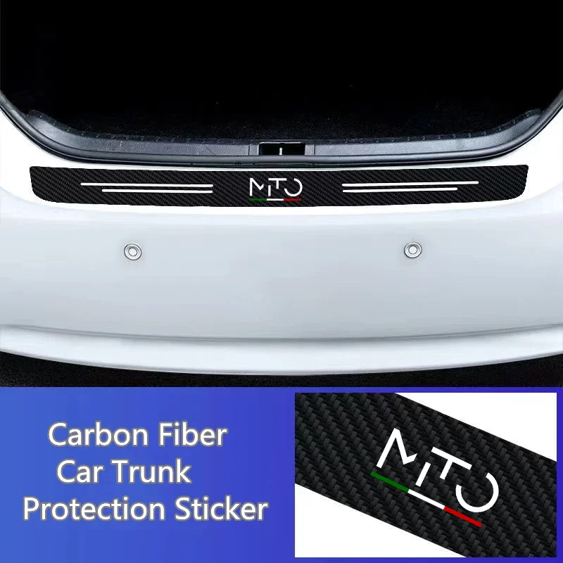 60X7CM Car Door Sill Side Anti Scratch Protector Strip Carbon Fiber Car Sticker For Alfa Romeo MIto Auto Accessories