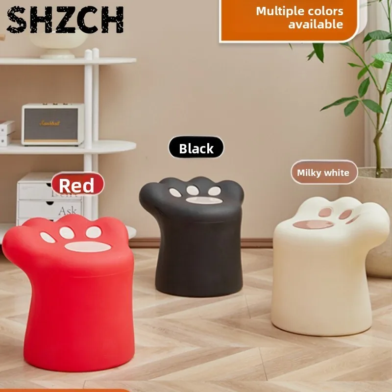 porte-chaussures-en-forme-de-patte-de-chat-couleur-creme-repose-pieds-monobloc-en-plastique-pour-entree-de-maison-balcon