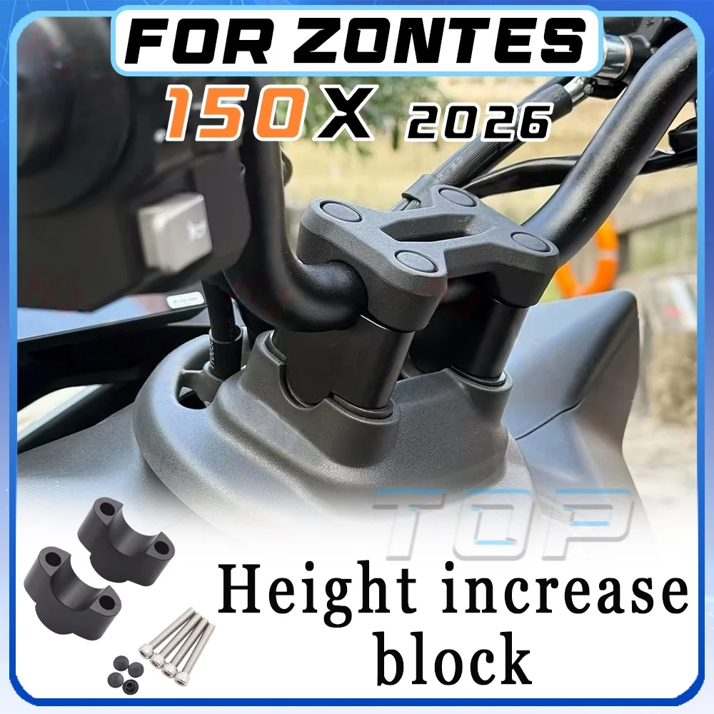 

For 2026 ZONTES 150X height increase black block for 150 x X 150 150 X 150x