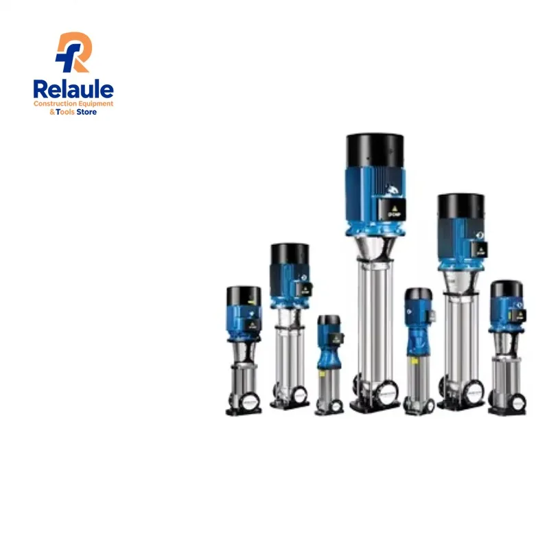 Vertical High Pressure Industrial Multistage Centrifugal Pump Flange Connection 304 Stainless Steel 2.2kW Electric Motor