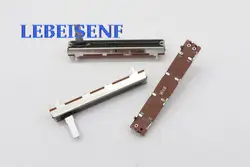 1pcs SC4521N 10KB B10K 60MM slide push-pull potentiometer mono fader / stroke 45MM mixer fader 3 foot / handle length 15MM