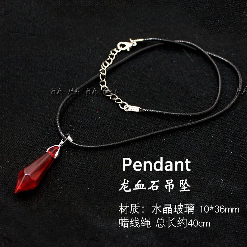 DY20Erha And His White Cat Master Chu Wanning Mo Ran Cosplay Wig Anime Accessories Prop Pendant Handkerchief Ear Headwear Hallow