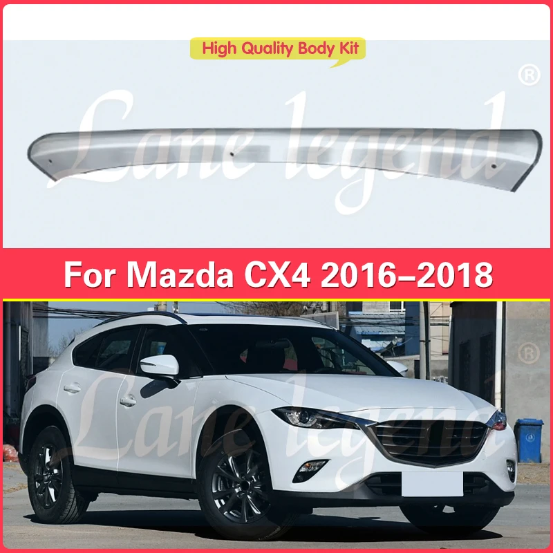 

For Mazda CX4 CX-4 2016-2018 Car Front Bumper Lip Splitter Diffuser Body Kit Cars Exterior Modification Accessories