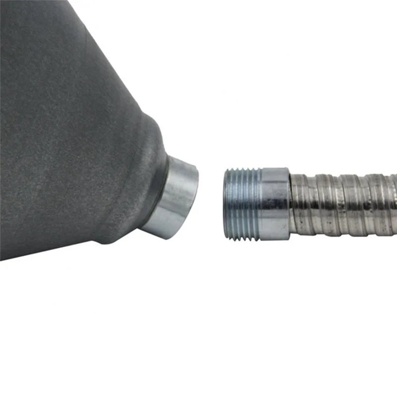 유니버설 깔때기 자동차 오일 주입 깔때기 엔진 오일 변속기 오일 파워 스티어링 오일용 플렉스 팁 포함 철제 깔때기