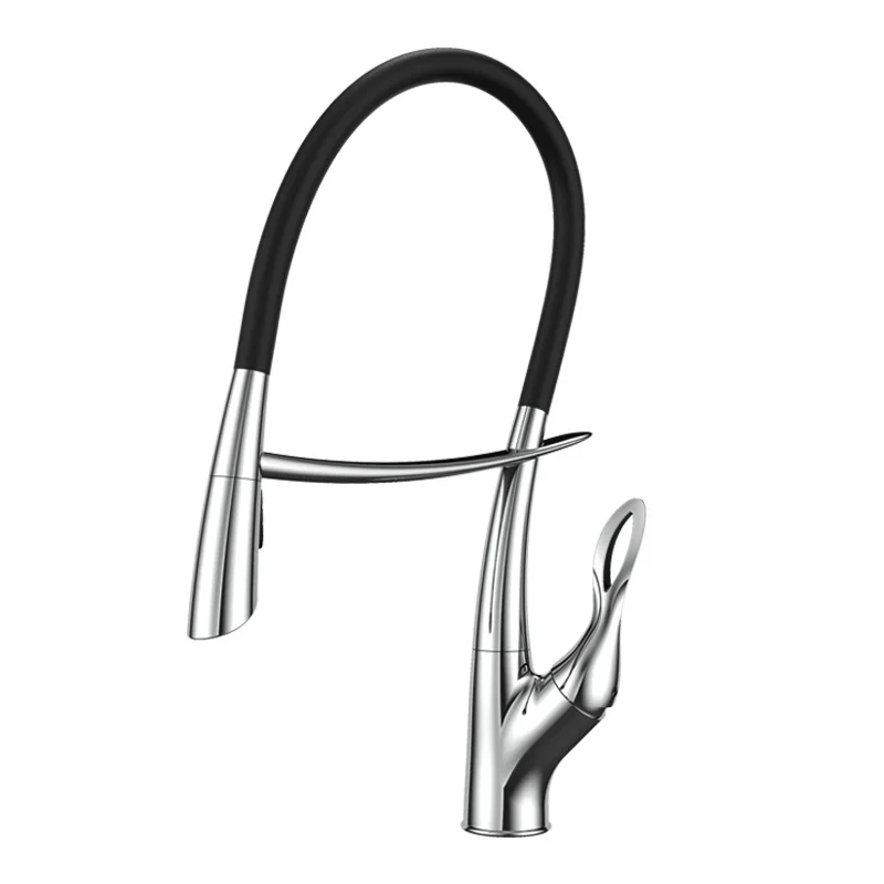 

Kitchen silicone magnetic suction faucet washing basin table stretching