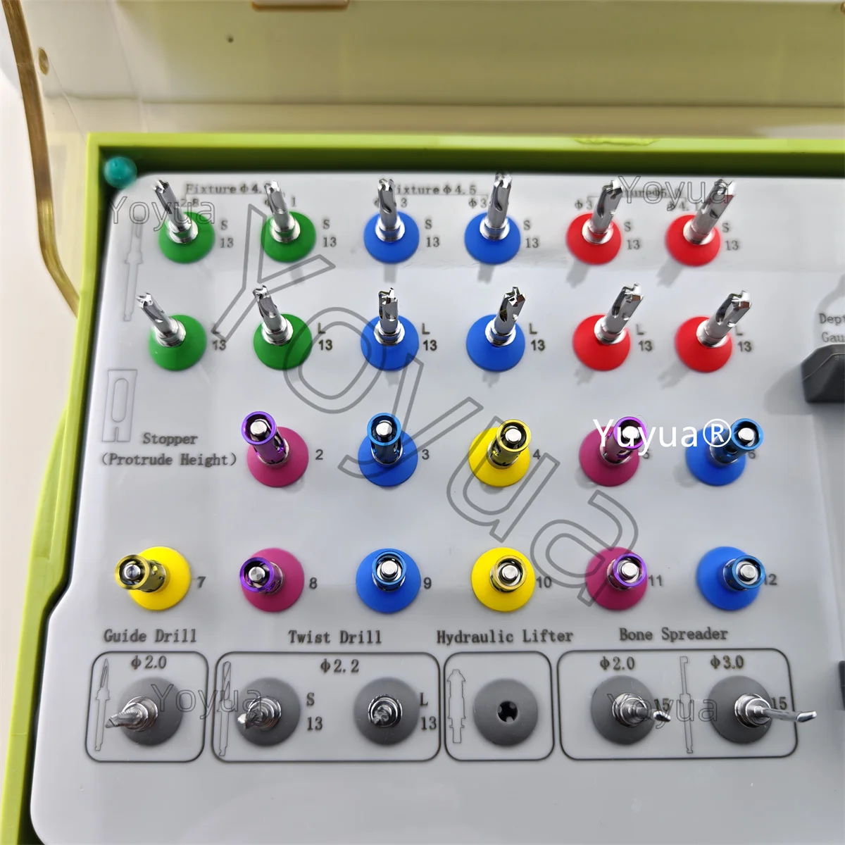 Dental Maxillary Sinus Lifting Tool Box Alternatives for Osstem CAS KIT Implants Crestal Approach Sinus Kit Surgical Instruments