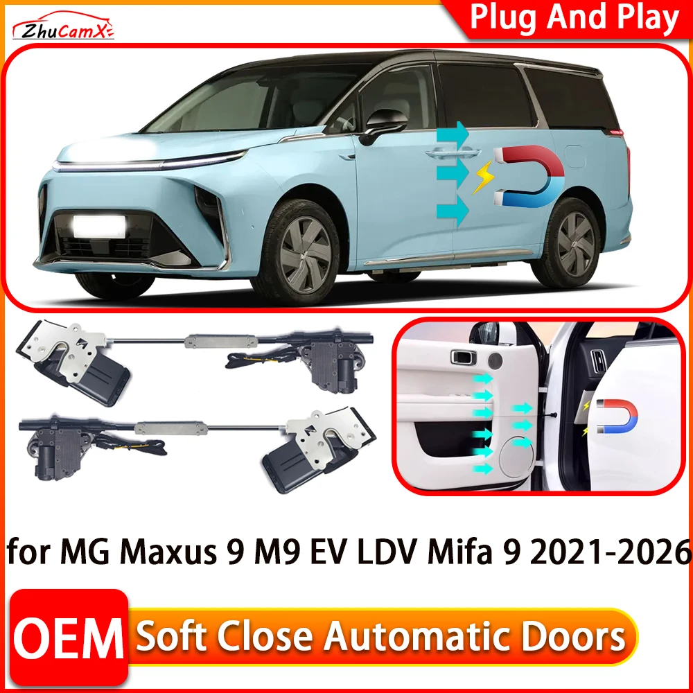 

for MG Maxus 9 M9 EV LDV Mifa 9 2021-2026 Automatic Electric Soft Close Door Closer Power Closing Door Comfort Closing System
