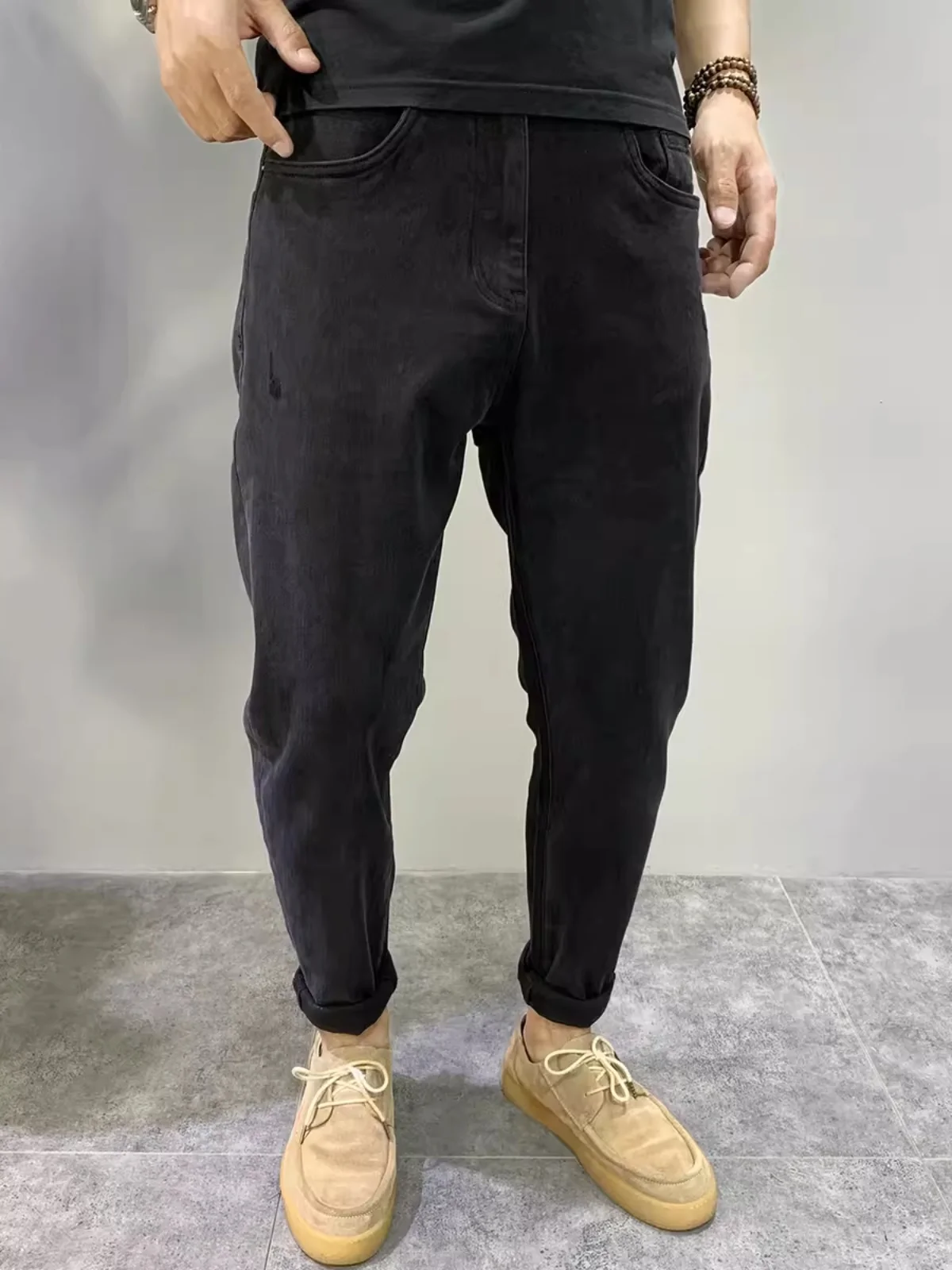 

Мужские джинсы прямого кроя Slim Fit: молодежные, универсальные, стройнящие, для весны и осени