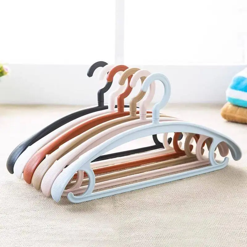 Thickened Clothes Hanger Home Use Clothes Drying Rack Seamless Shoulder Anti-Slip Clothes Hanger No Puffing Bag Holder