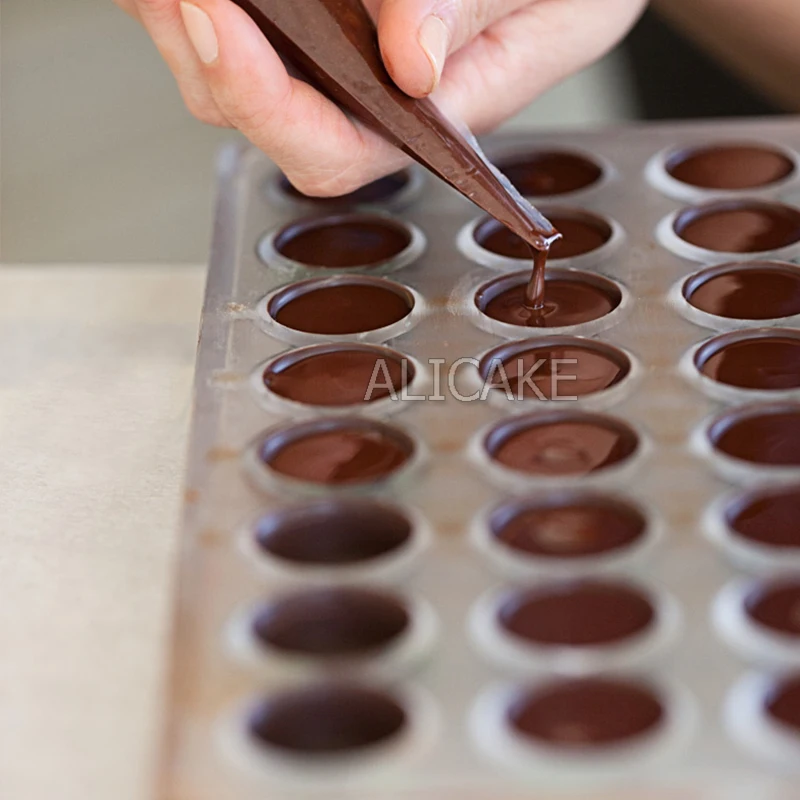 Polycarbonate Chocolate Mold, Candy Making Mould with 100 Lollipop Sticks, Beginner Friendly DIY Confectionery Baking Tool - view 4