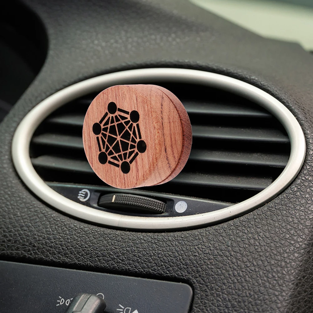 

2pcs Car Air Vent Diffuser Essential Oil Scented Clip for Home Car Aromatherapy Wood Perfume Ornament Mini Humidifier