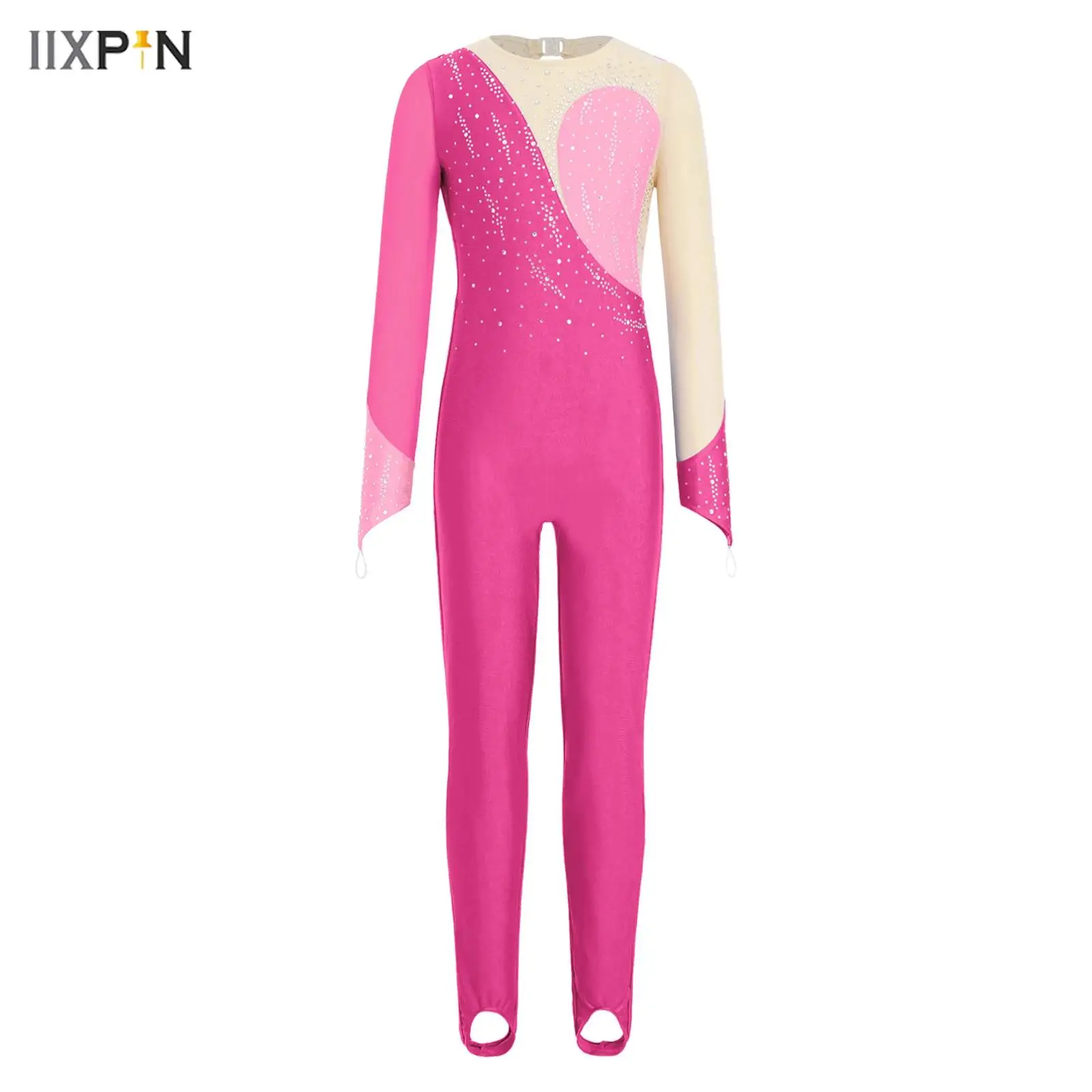 

Teen Girls Ballet Tutu Dance Full Leotard Bailarina Dancerwear Kids Ballet Gymnastics Jumpsuits One-piece Suit Costume Jersey