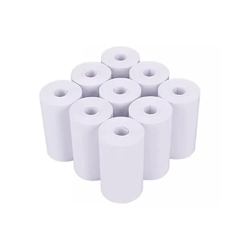 Papel térmico blanco para cámara de niños, impresión instantánea, papel de impresión, piezas de accesorios de repuesto, 12 rollos, 57x25 MM