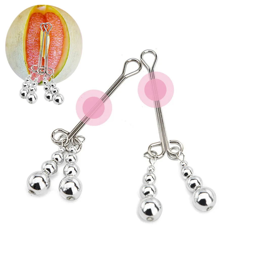 أداة الجنس الكبار الحلمة المشابك محفز الثدي مشبك أول تحفيز الإناث البظر المعادن ضبط النفس عبودية Bdsm اللعب SM السلع #1