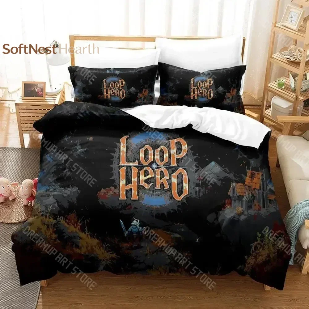 2026 3D Print Loop Hero Bedding Set Single Twin Full Queen King Size Bed Set Adult Kid Bedroom Duvet Cover Sets