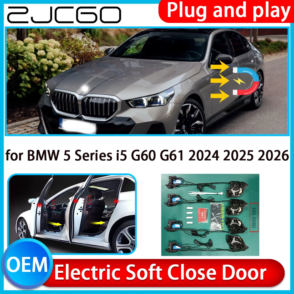

for BMW 5 Series i5 G60 G61 2024 2025 2026 Auto Pull Car Soft Close Kit Door Power Latch Electric Door Catch Soft Closing Assist