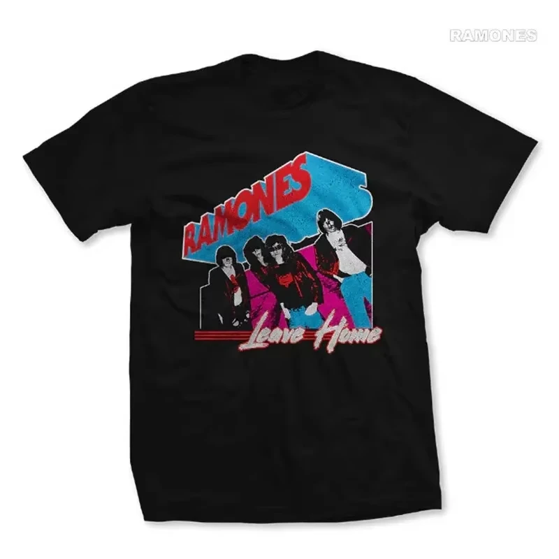 2026 Cool Hot Summer The Ramones Legendary American Punk Band Rock Music Print Short-Sleeved T-Shirt Suitable