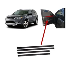 アウトランダー2007-2012用ラバーブラック,4個,cw 5727a258,プジョー4007エアレク第2世代用ウェザーストリップ
