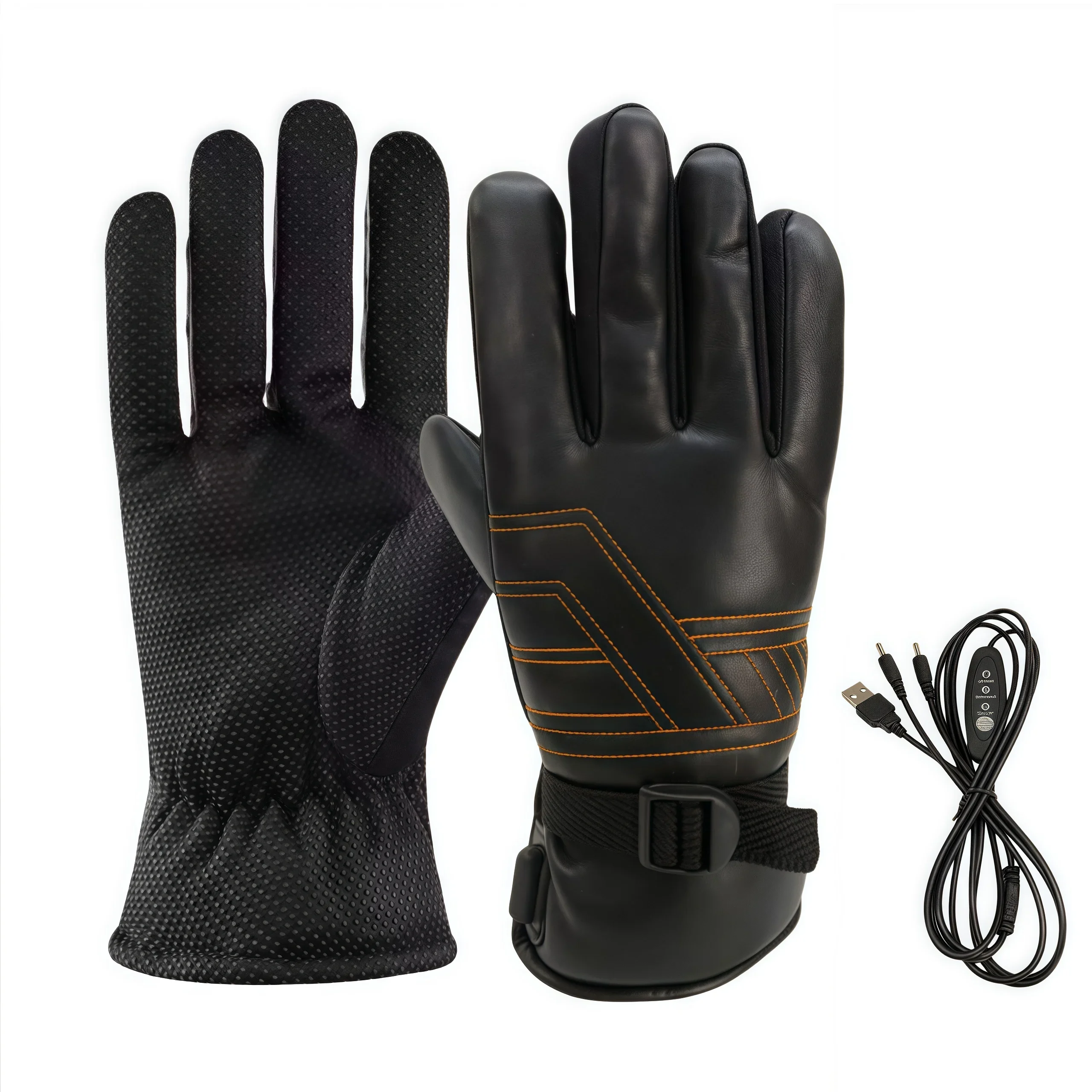

Outdoor heating gloves with USB plug overheating