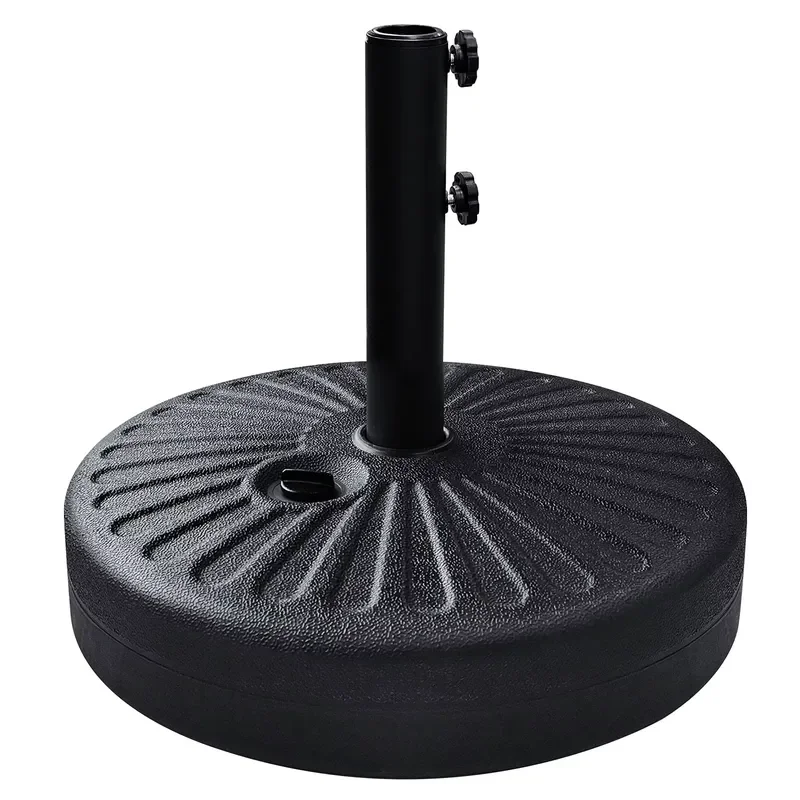 Modern Heavy Duty Outdoor Umbrella Stand Water Fillable Base for Garden Patio Market
