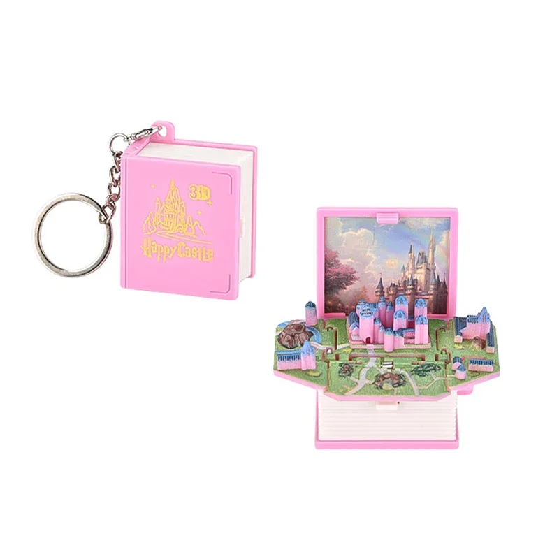 

3D волшебный замок тайна скрытый мир Складная книга брелок всплывающий сюрприз поп пальцы портативная игра детская игрушка для снятия стресса