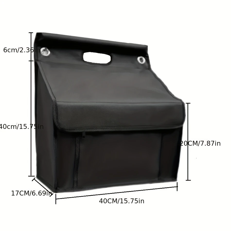 حقيبة تنظيم مستقرة على شكل حصان كبير مع مقصورات متعددة - تخزين قماش متين لحقيبة تخزين متعددة الوظائف #3