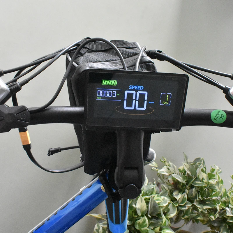 

H6C Bicycle Computer Bicycle Computer Cycling Odometer Speed And Battery Level Waterproof Bicycle Speedometer E Bike Accessories
