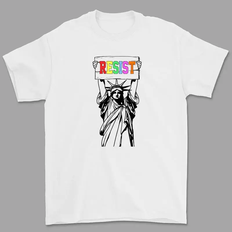 

Resist Shirt Statue Of Liberty Tshirt, Resist T Shirt For Men For Women