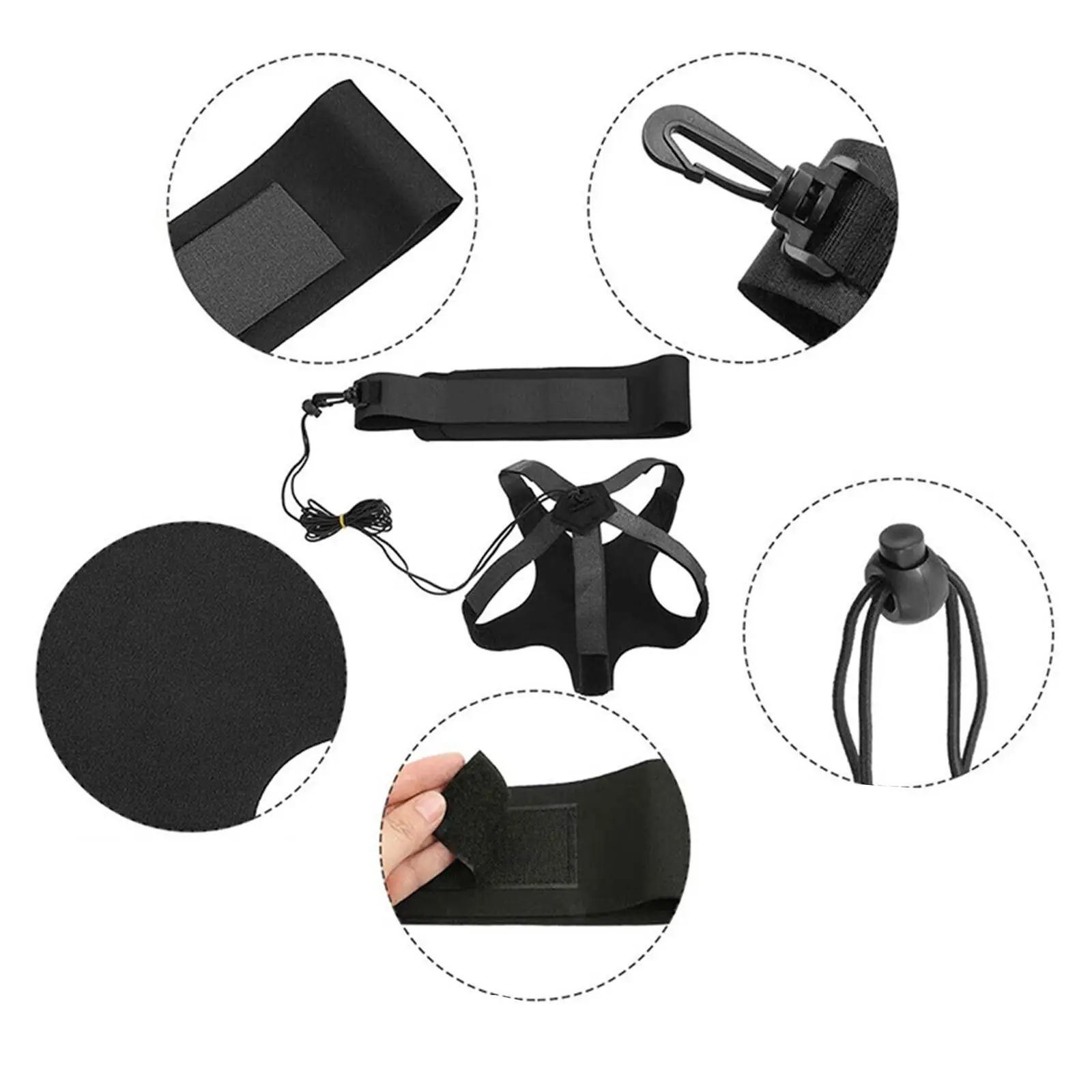 

Elastic Cord Volleyball Training Belt Volleyball Practice Equipment for Arm Swing Serving Passing and Ball Control