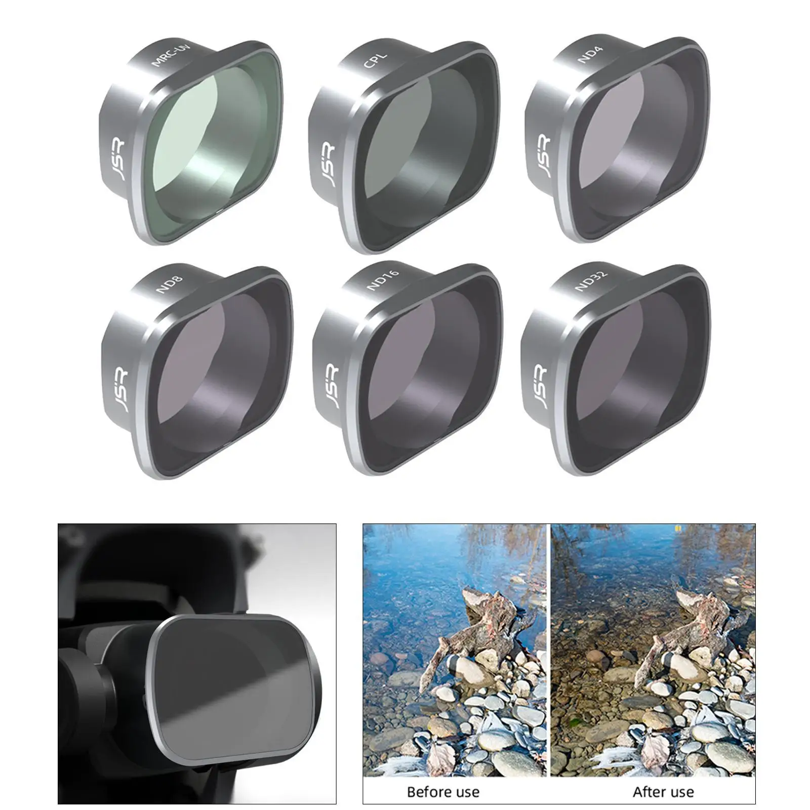 فلتر عدسة ND32 عالي الجودة لملحقات كاميرا DJI Combo Drone