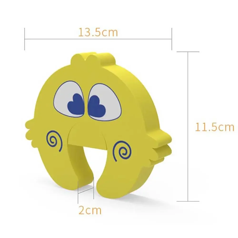 Finger Protector Refrigerator Cartoon Door Security Lock Anti-pinch Door Restrictor Prevent Children Wrestling Baby Safety Lock