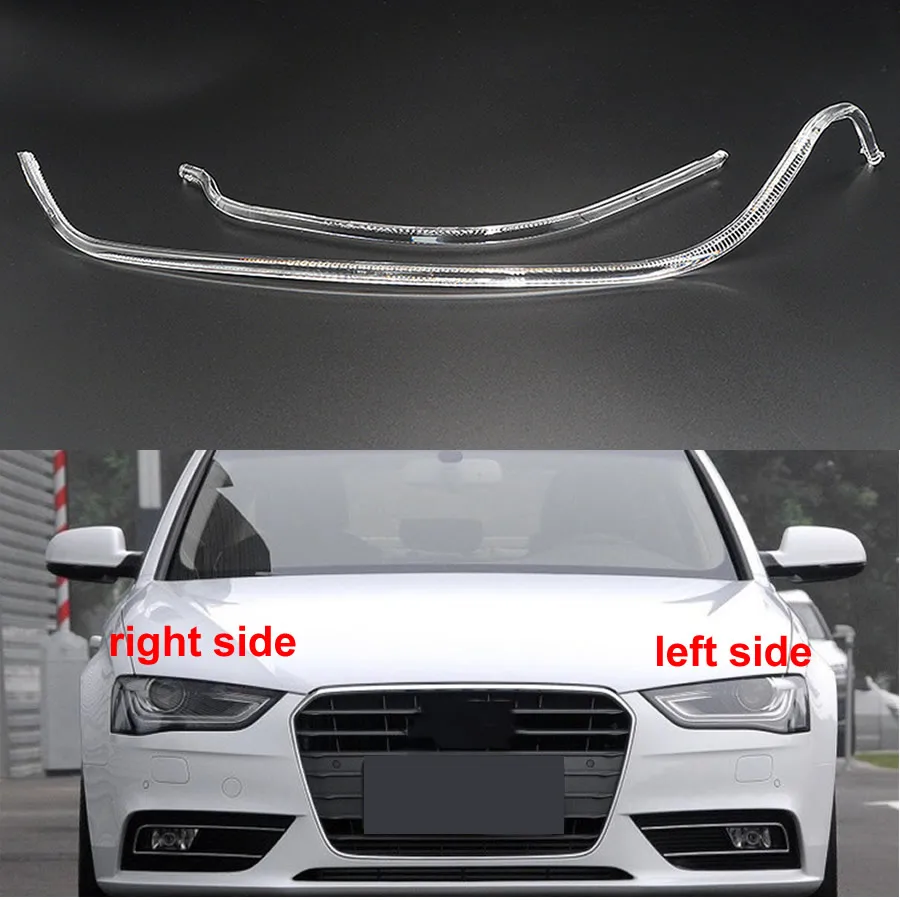 

For Audi A4 A4L 2013 2014 2015 Car Accessories Daytime Running Lights Tube Lamp Bar Headlight Light Guide Plate Repair