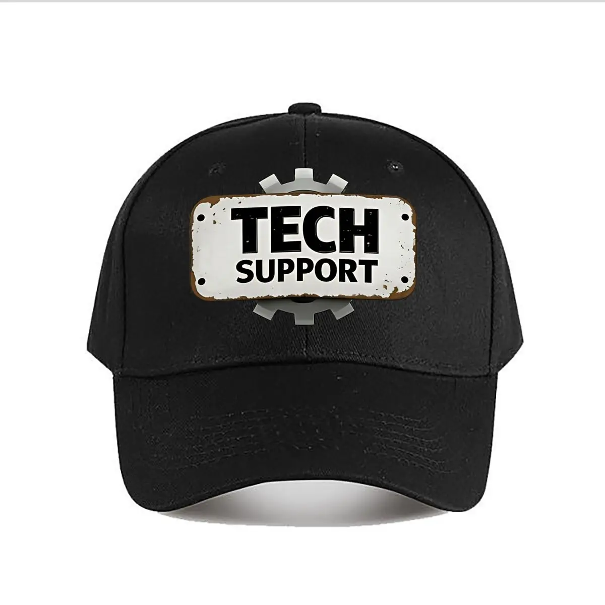 Tech Support Vintage Sign Baseball Cap Fashion Men Sunhat Women's Outdoor Sports