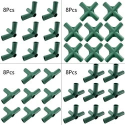 8 sztuk 19MM plastikowe złącze 4 rodzaje stabilne wsparcie Heavy Duty rama szklarni złącze budowlane złącze szklarniowe