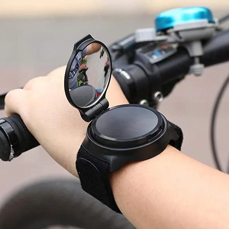 Bicycle Rearview Mirror Wristband Rear View Mirror Arm Back Mirror Wrist Strap Bicycle Motorbike Rear Reflector Riding Equipment