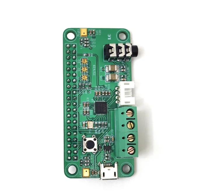 WM8960 오디오 디코딩 앰프 모듈, 지능형 음성 인식 듀얼 마이크, 라즈베리 파이 제로, 2, 3B, 3B +, 4 용