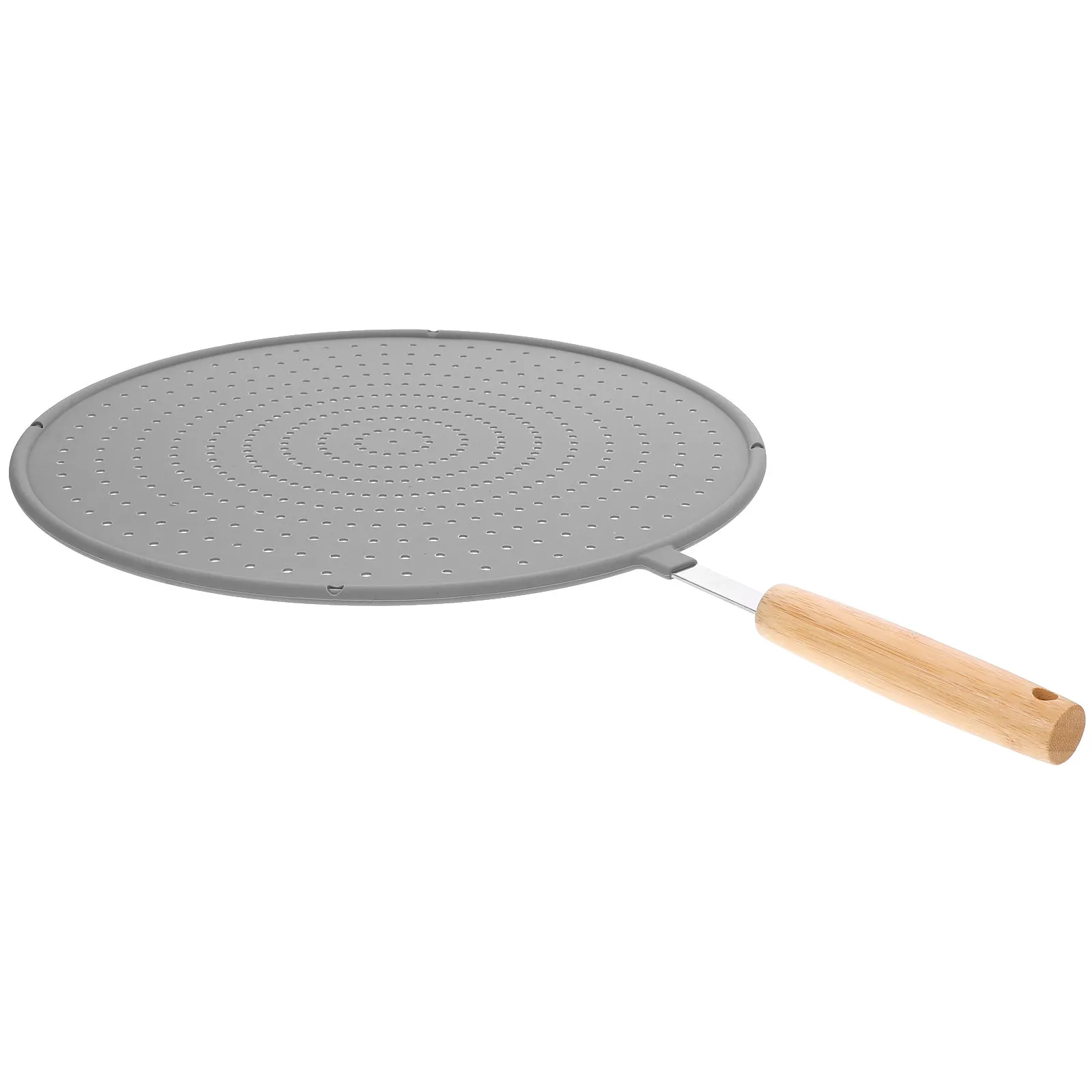 

Silicone Splatter Screen For Frying Pan Mesh Guard Anti-Oil Splashing Cooking Safety Heat Insulation Reusable Easy Clean