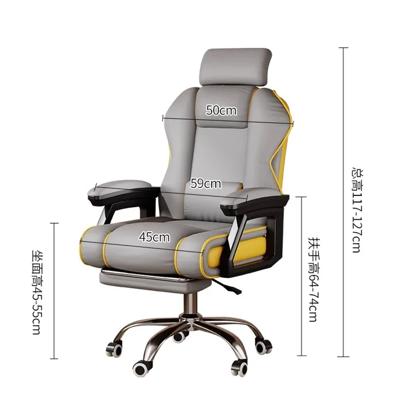 Mattresses Reclining Desk Chair Gaming Home Executive Ergonomic Office Arm Chair Computer Cadeiras Office Furniture LJ50OC