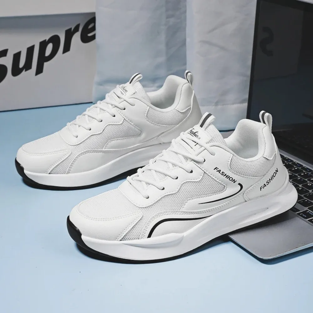 

2025 Big Size 39-47 Fashion Mesh Breathable Casual Board Shoes for Men Tenis Masculino Designer Wear-resistant Sneakers Boys