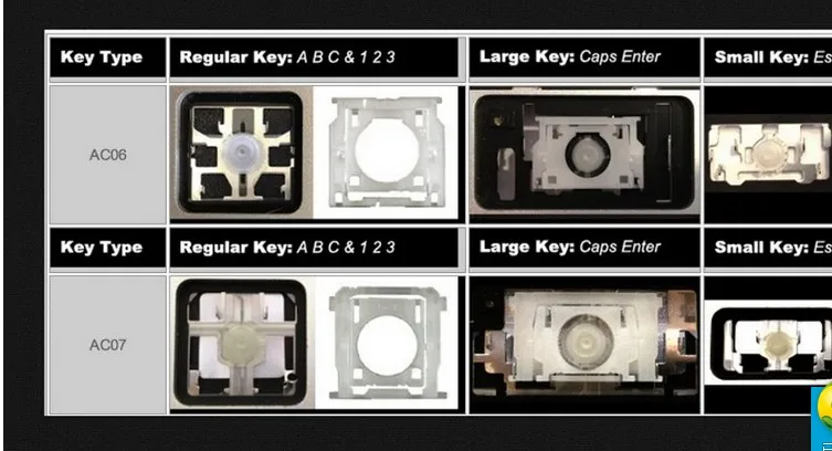 A1278A1286A1369A1466A1465A1502A1398 Computer, Keyboard Keys