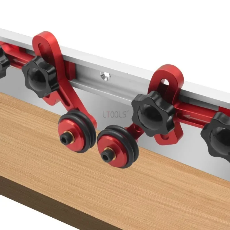 Woodworking Multifunctional Motorcycle Type Pressing Wheel Bearing Roller Holder Inverted Saw Table Unidirectional Feeding Tool