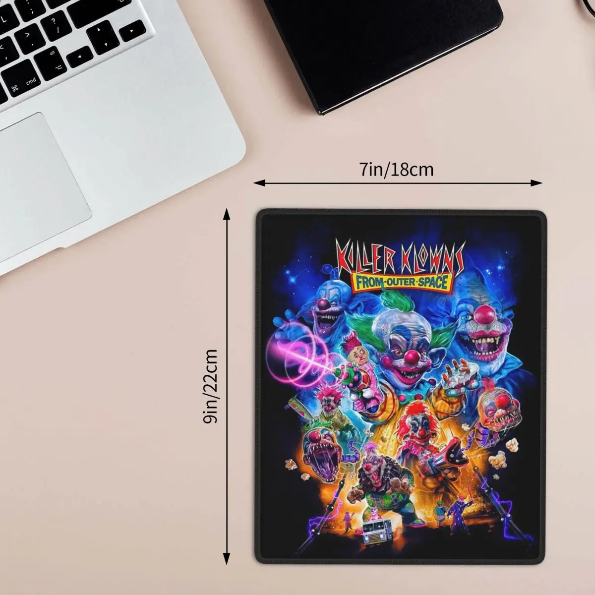 Killer Klowns From Outer Space Funny Horror Movie Mouse Pad Computer Keyboard Mouse Mat Gaming PC Laptop Desk Mat Accessories