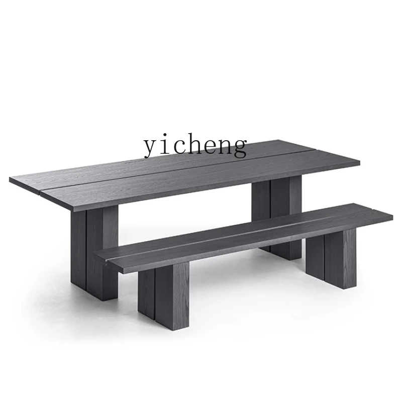 FZ Patio Balcony Bench Garden Bench Solid Wood Strip Seat Combination