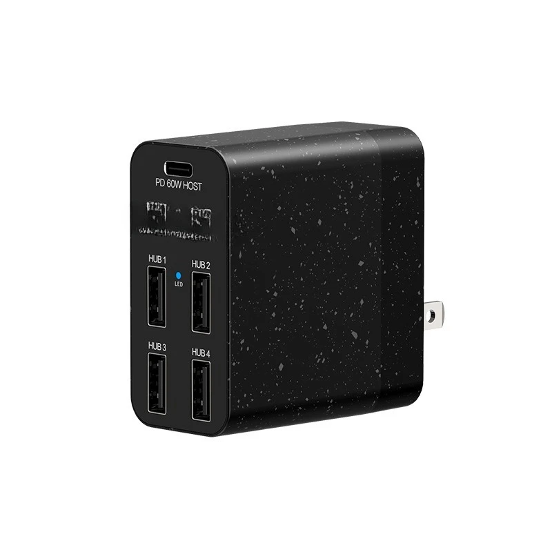

typecHUB Multifunctional Hub PD60W Notebook Charger Travel Charge 5-in-1 Docking Station PD Fast Charge