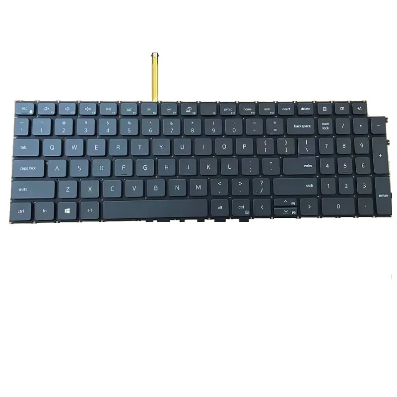 Nuevo Teclado retroiluminado de EE. UU. Para portátil Dell de 15,6 pulgadas Latitude 3520 Vostro 5510 5515 7510