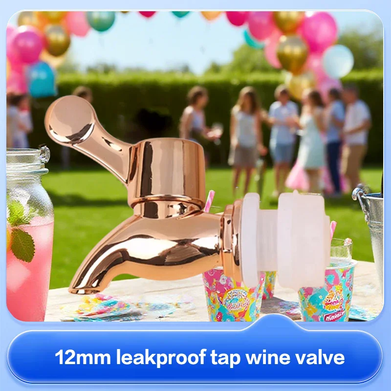 12mm Leak Proof Faucet Water Tap Glass Wine Bottle Jar Barrel Water Tank Faucet With Filter Wine Valve Water Dispense