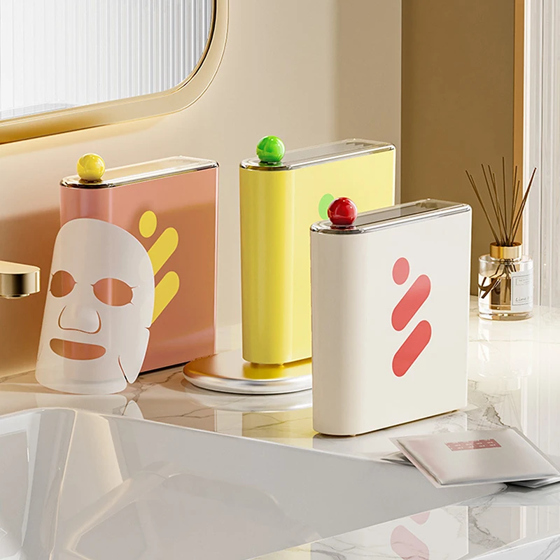 

Sheet Mask Storage Box Home Refrigerator Facial Mask Fresh-keeping Box Dust Cosmetics Organizer Box Sealed Moisturizing Box